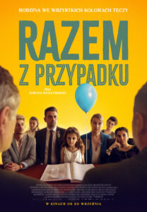 Plakat promujący film. Plakat przedstawia ludzi oraz dziewczyknę - bohaterowie filmu